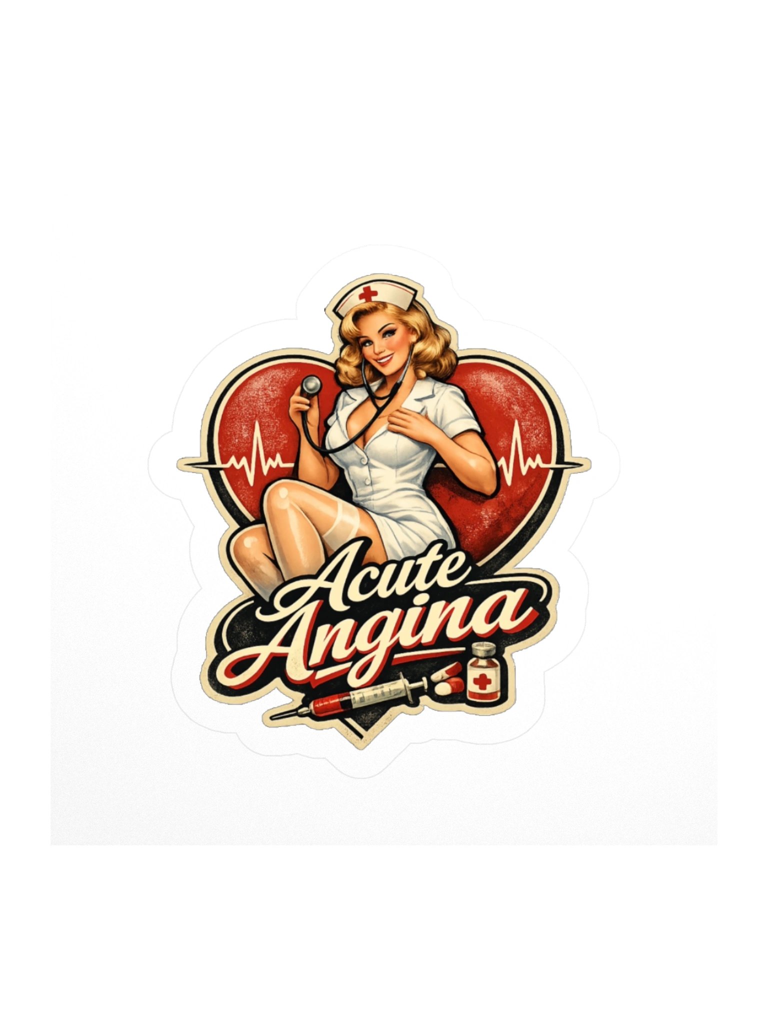🚑 “Vitals & Vinyl” – The Med_Kix Retro Rescue Sticker product image (1)