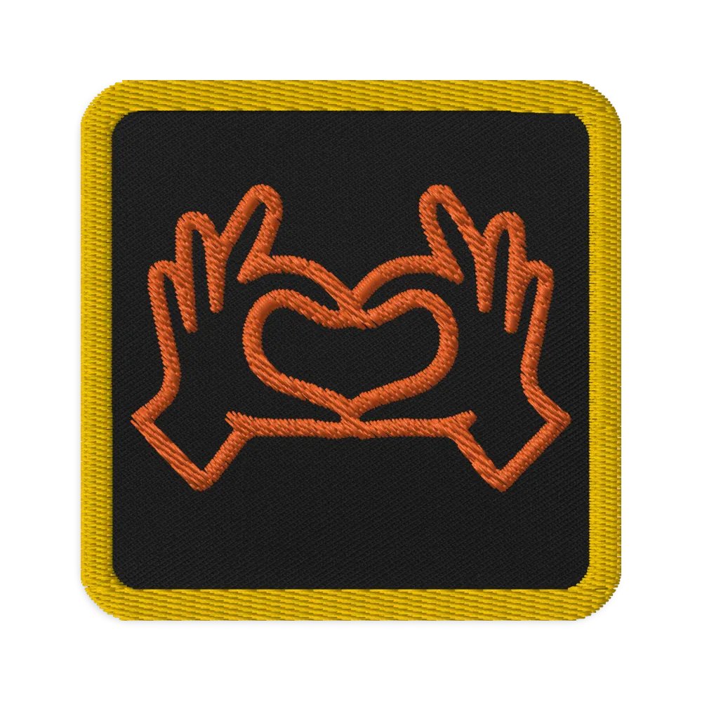Love Gesture Embroidered Patches product image (1)