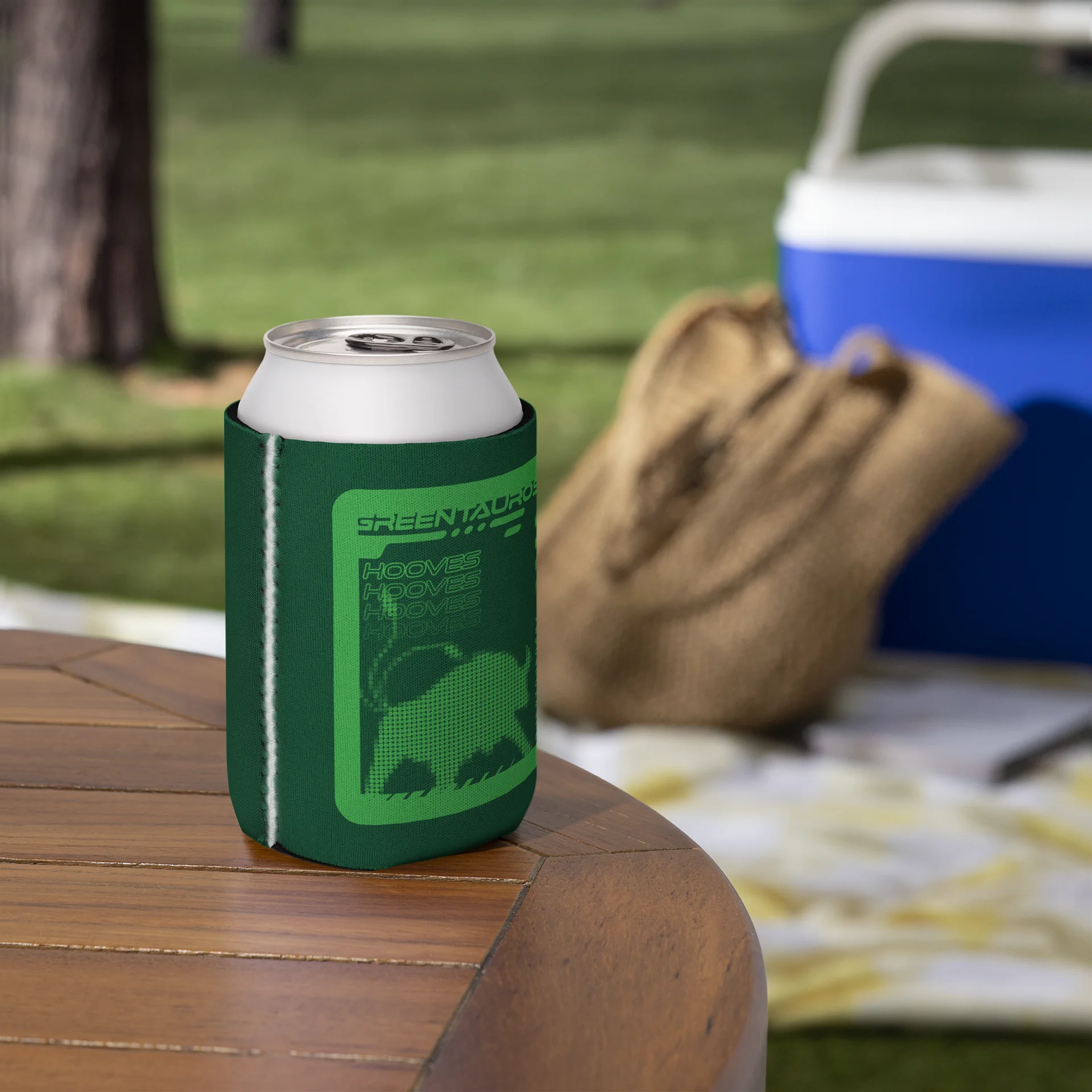 Green Tauros Coozie product image (5)
