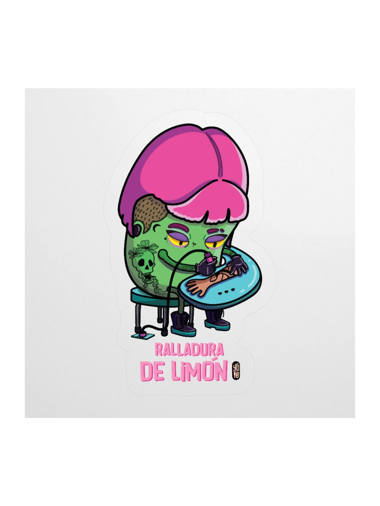 Ralladura de Limón - Sticker (Kiss Cut) product image (1)