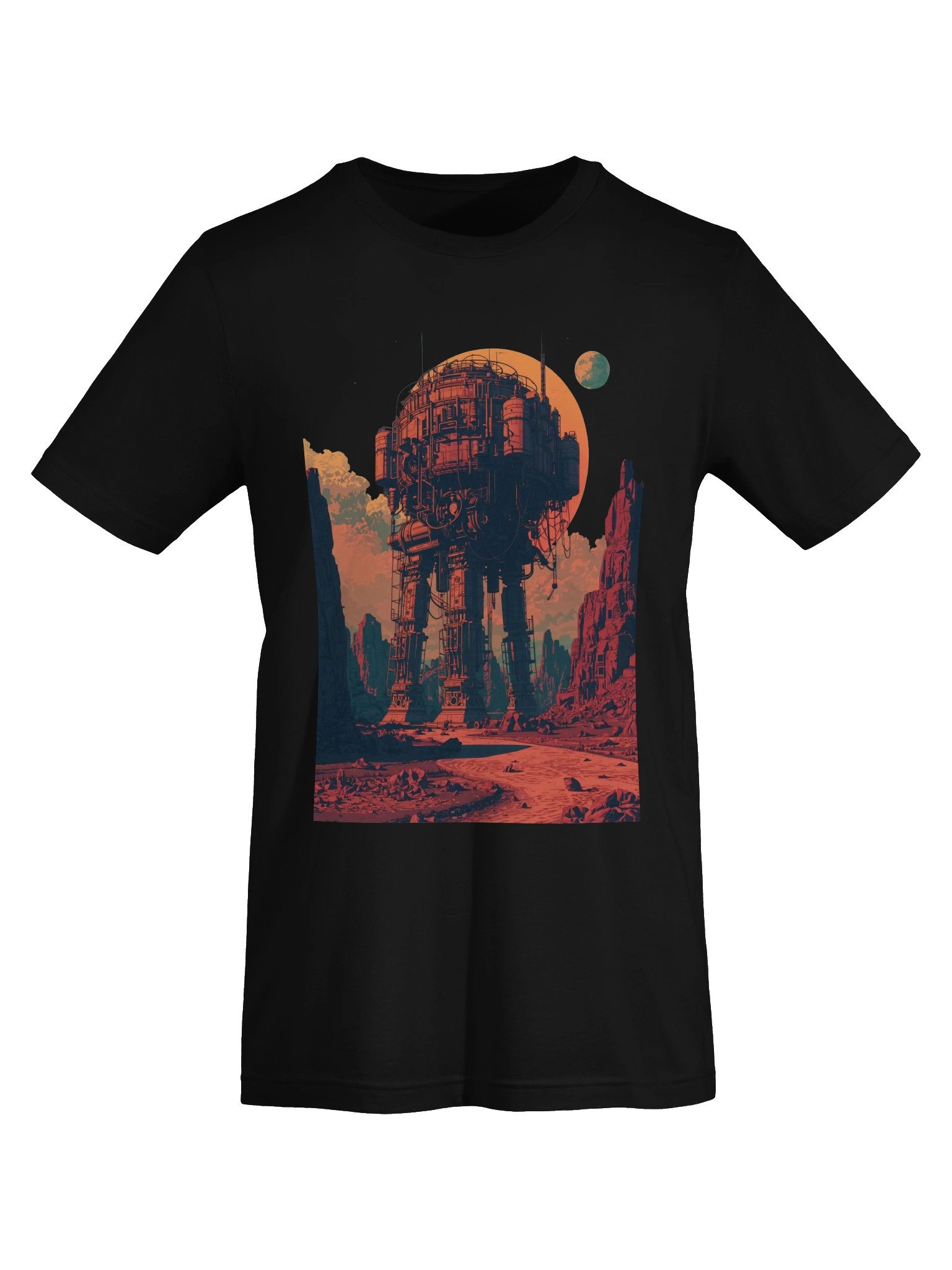 Retro-Futurist Desert Giant Lightweight T-Shirt product image (4)