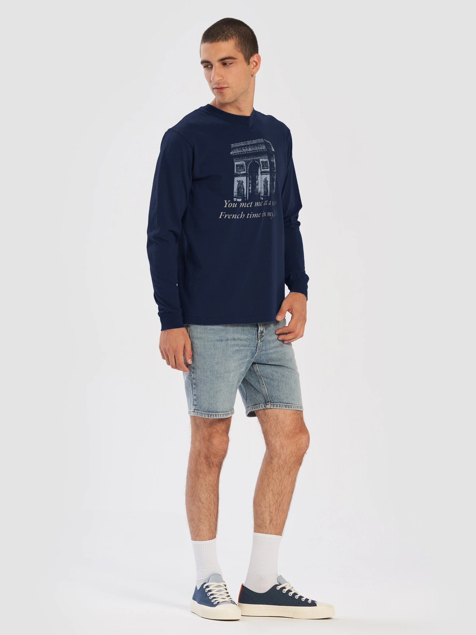 You Met Me At A Very French Time — Long Sleeve Tee product image (7)