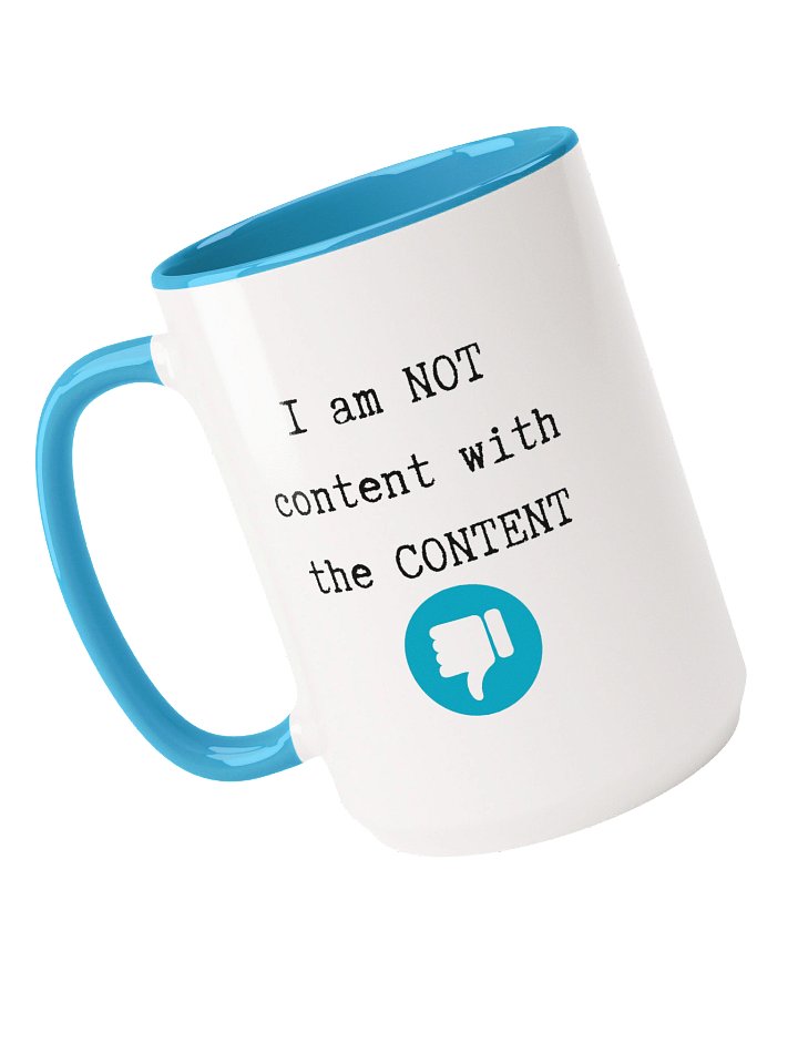 I am NOT content with the CONTENT product image (2)