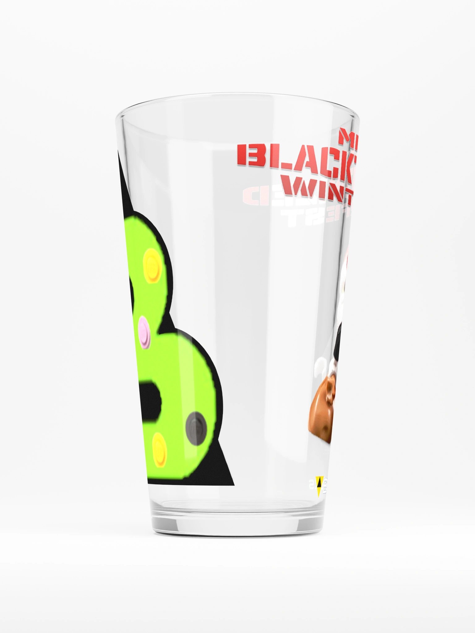 Merry Blacktronized Winterfest! Pint Glass product image (2)