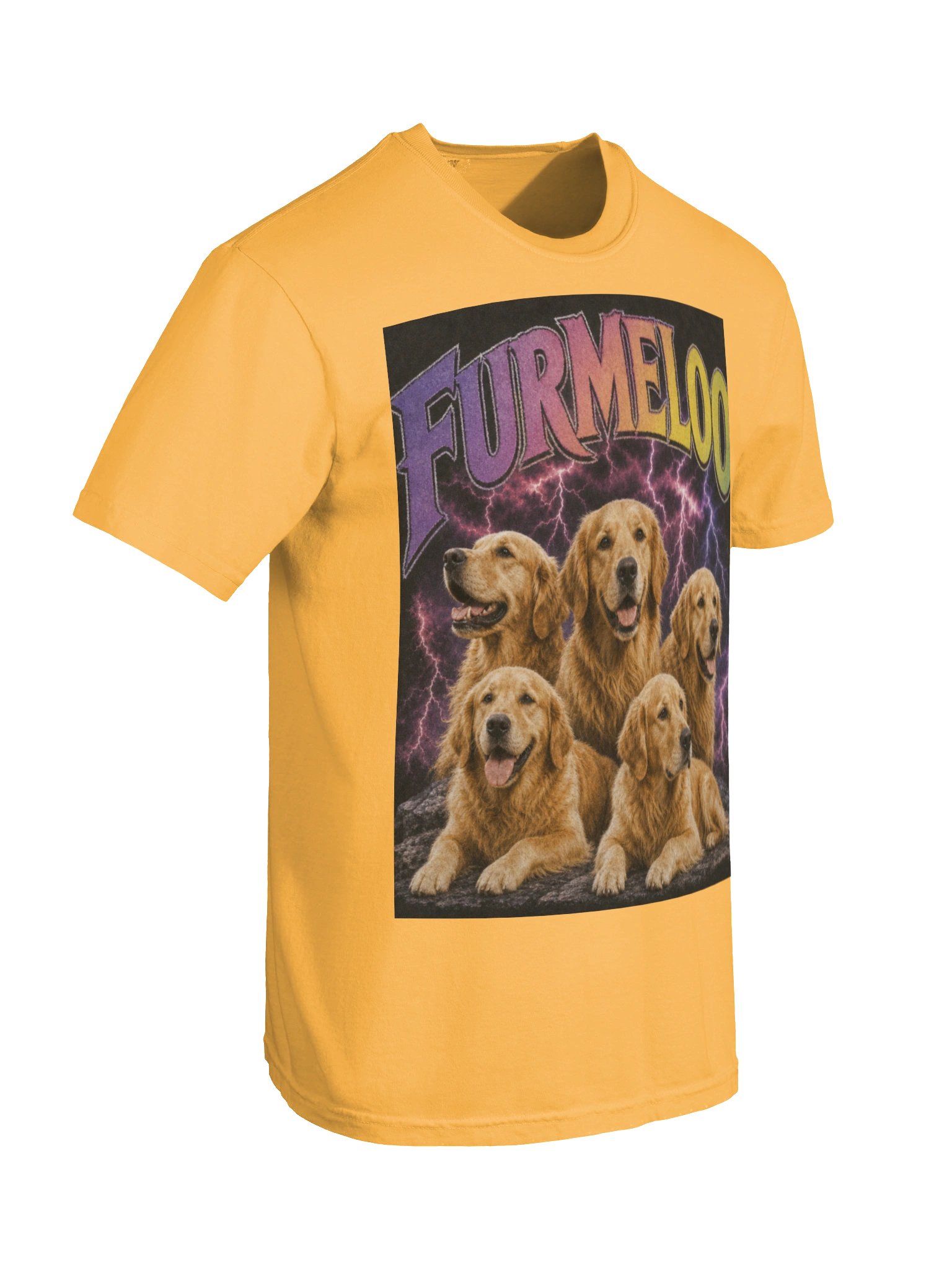 Furmeloo Golden Retriever Family Vintage T-Shirt product image (33)