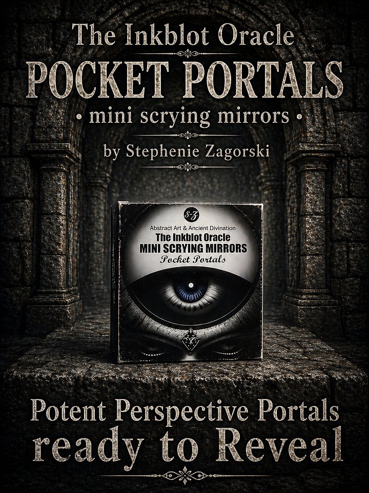 Pocket Portals | Small Surreal Scrying Mirrors | 60 Cards round product image (1)