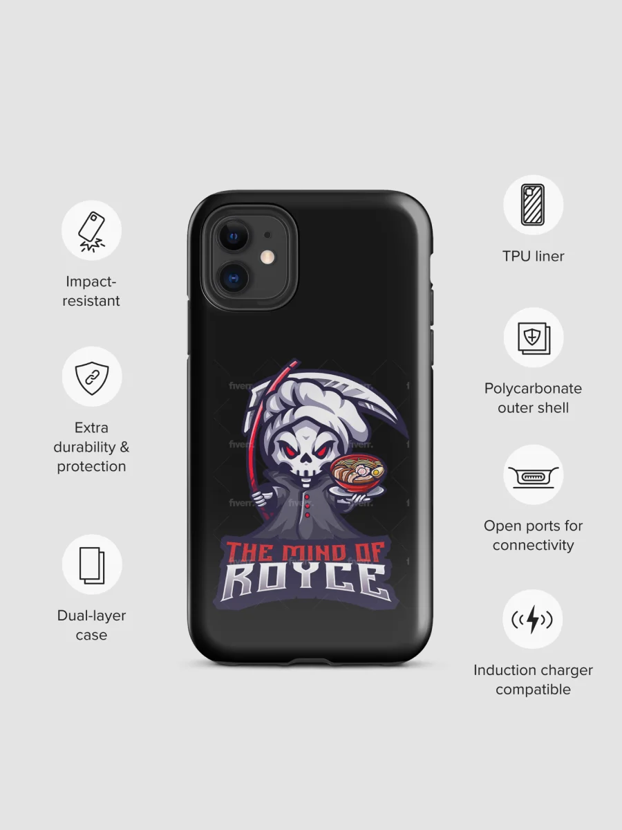 [TheMindofRoyce] Tough Case for iPhone® - Black product image (3)