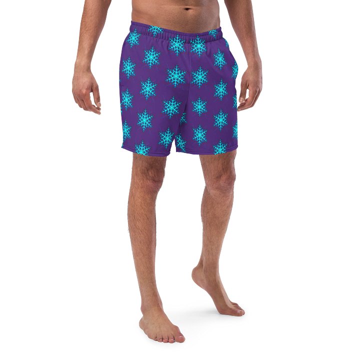 WICKED WINTERS ELECTRIC SNOWFLAKE SWIM SHORTS product image (1)
