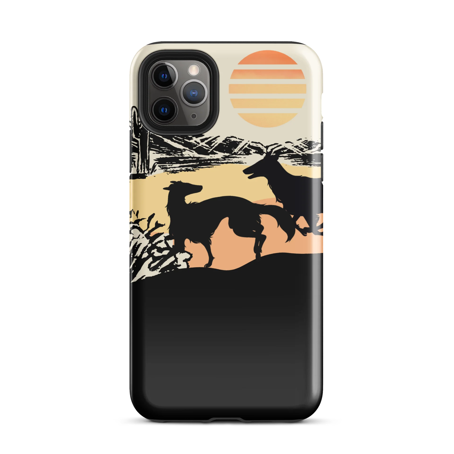 Silhouette Series: Sunrise Romp - iPhone case product image (2)