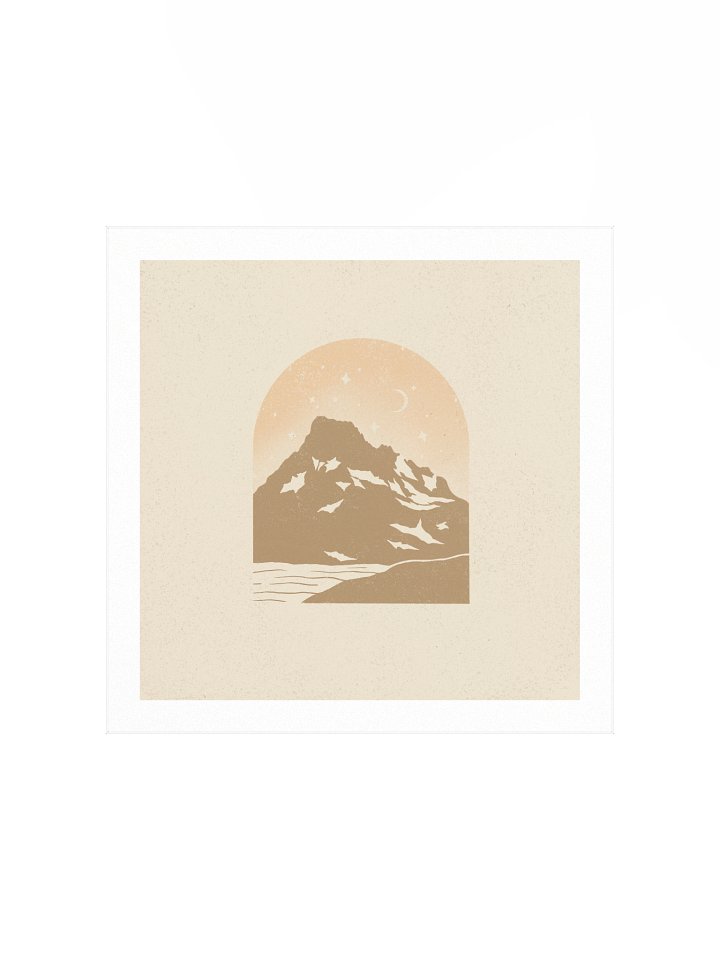 Mt. Banner ✷ Art Print product image (1)