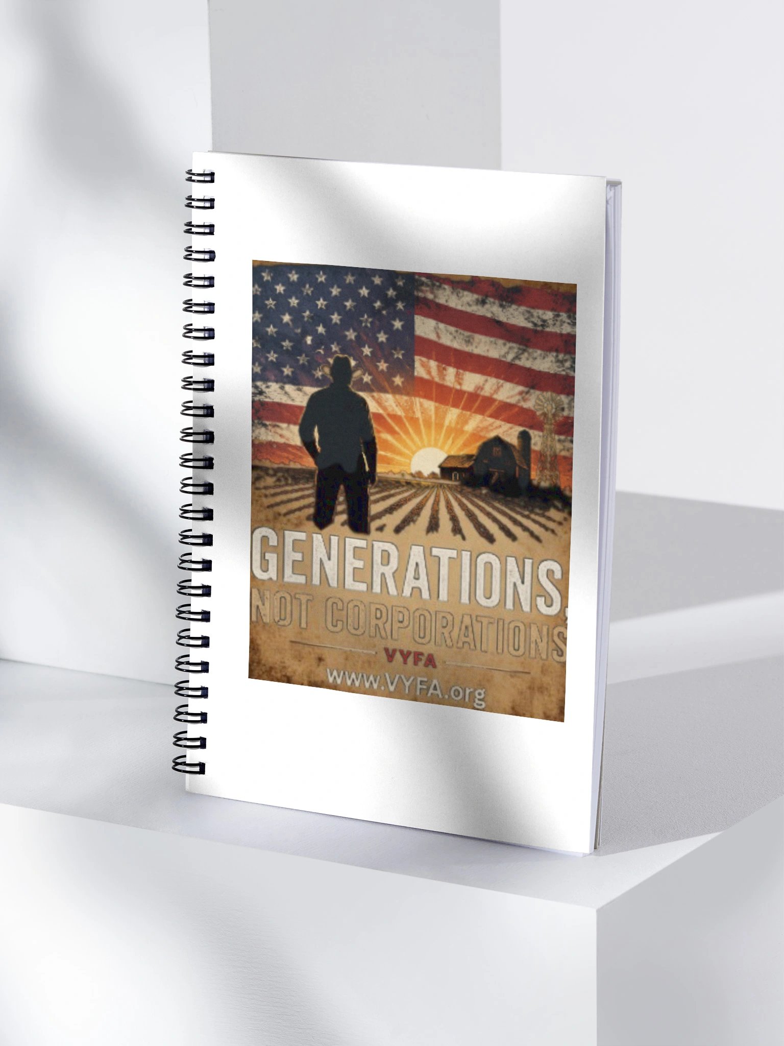 Generations Not Corporations Spiral Notebook product image (4)