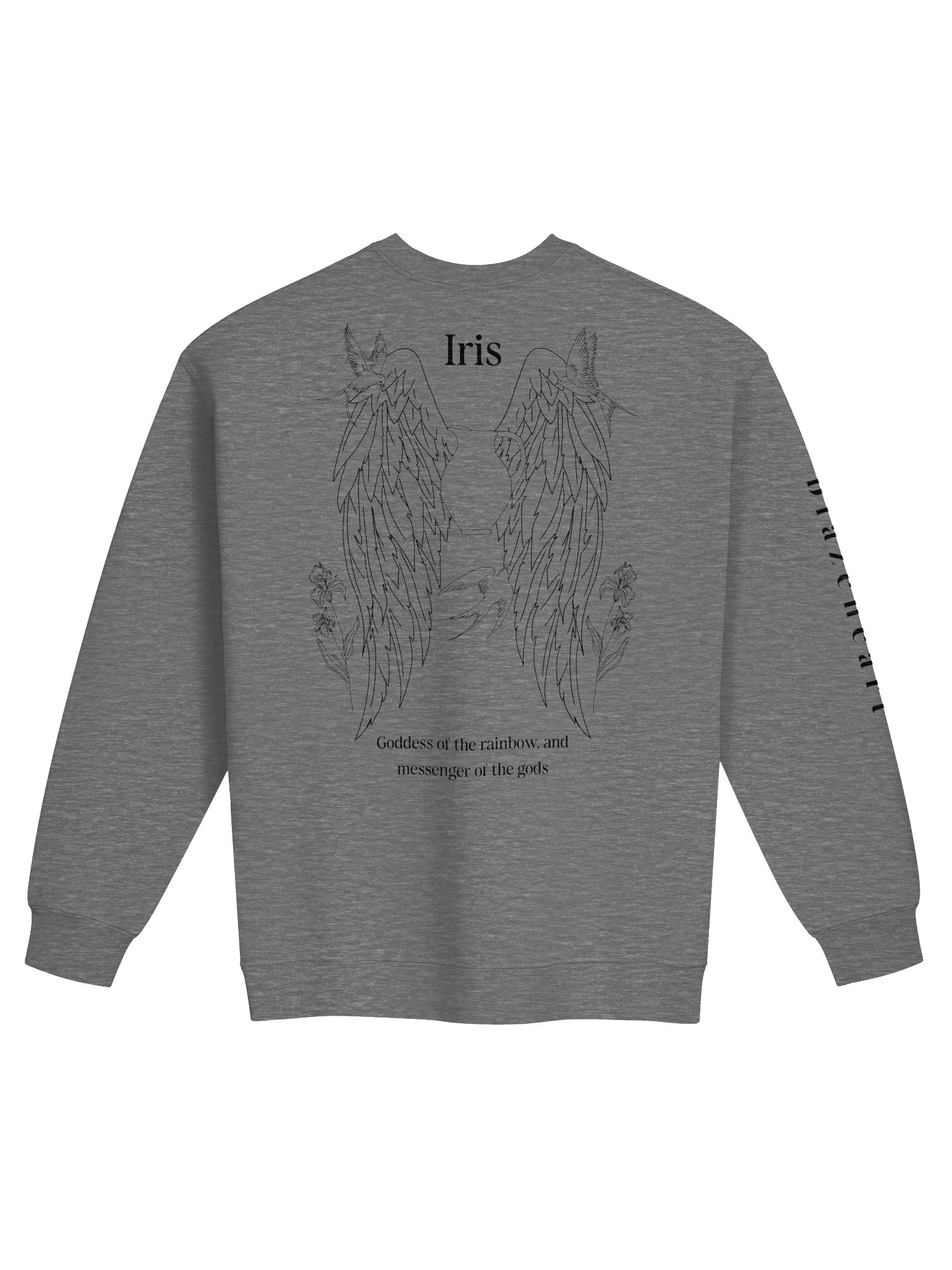 Iris Crewneck Black Print product image (13)