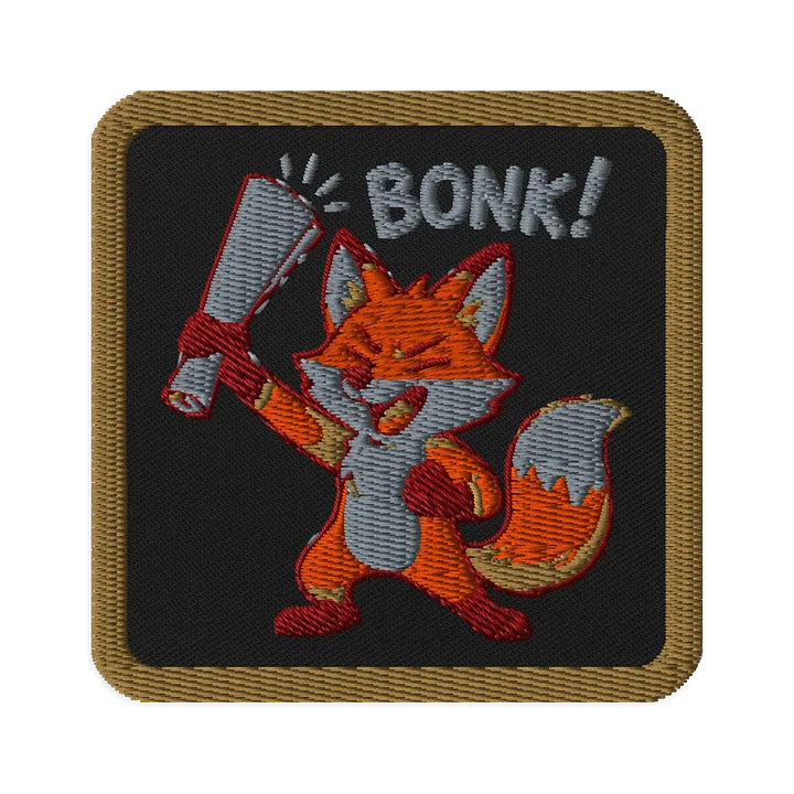 "BONK!" ~ Fox | Embroidered Patch product image (1)