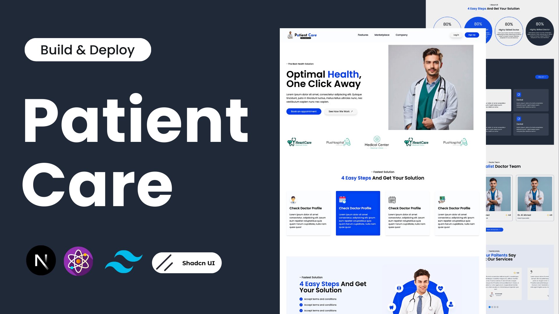 Modern Medical & Health Care Website product image (4)