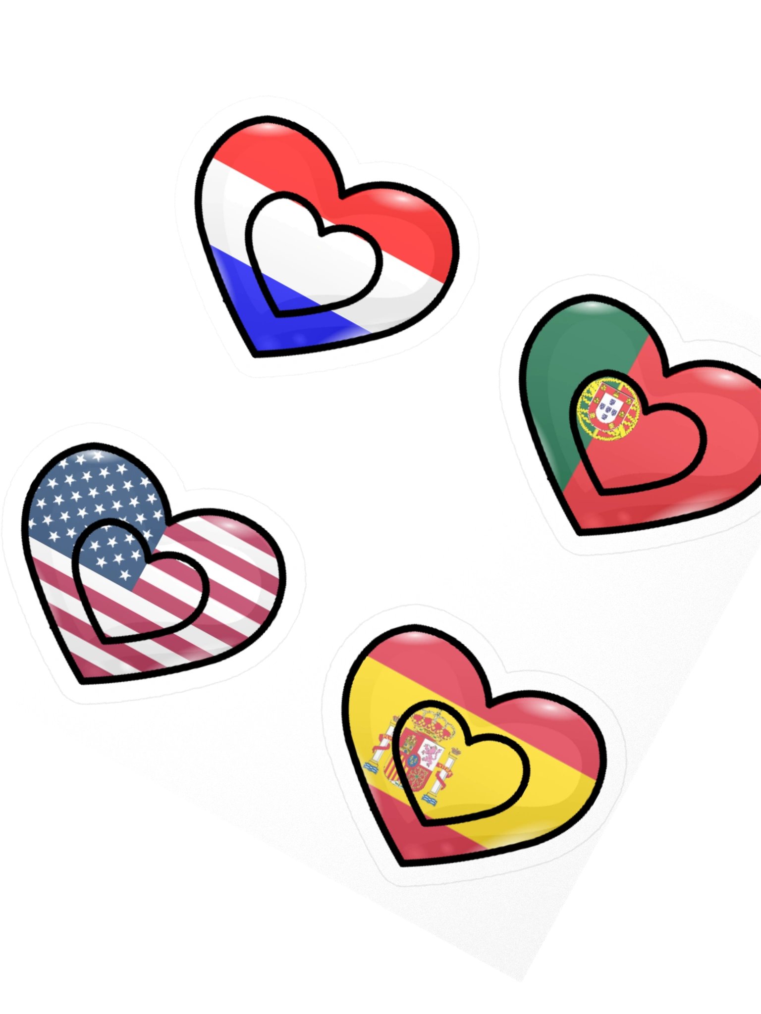 Stickes Heart Flags product image (5)