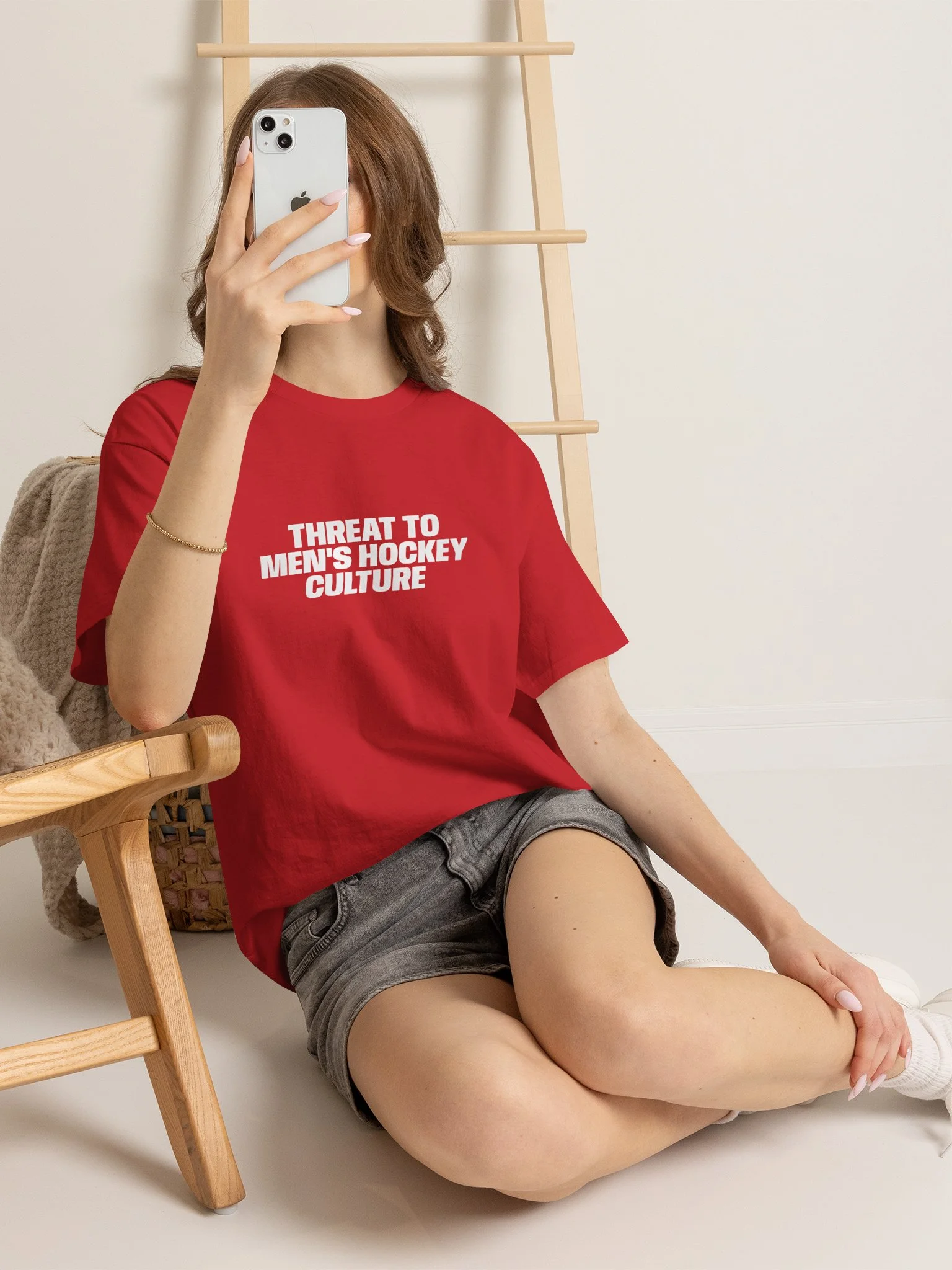 Threat to Men’s Hockey Culture Shirt product image (6)