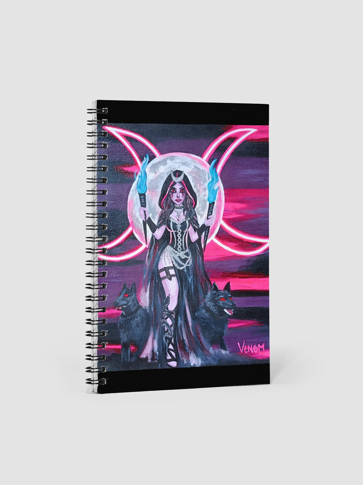 "Hekate - Keeper of Crossroads" Spiral Notebook product image (1)
