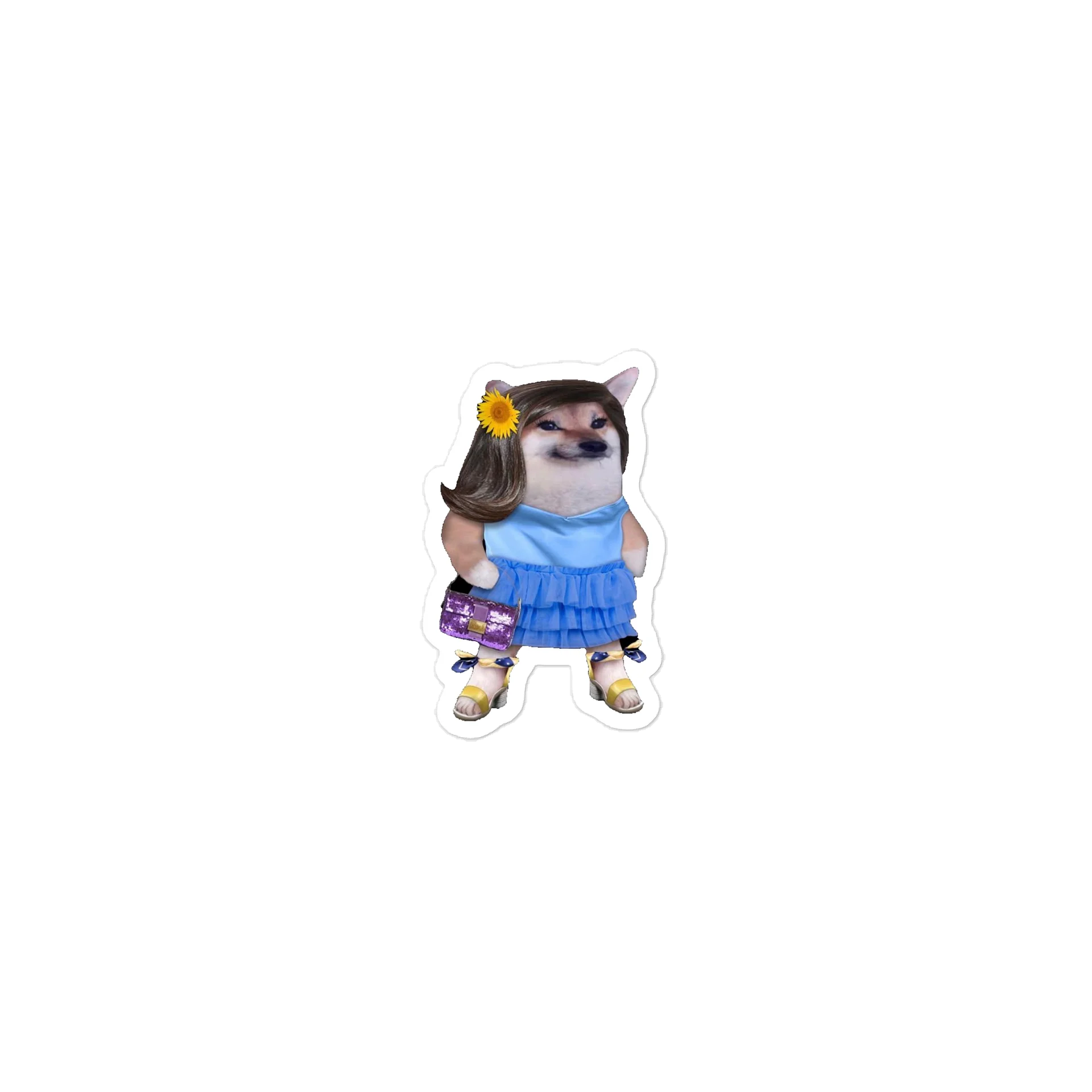 Shy Girl Fella Sticker product image (1)