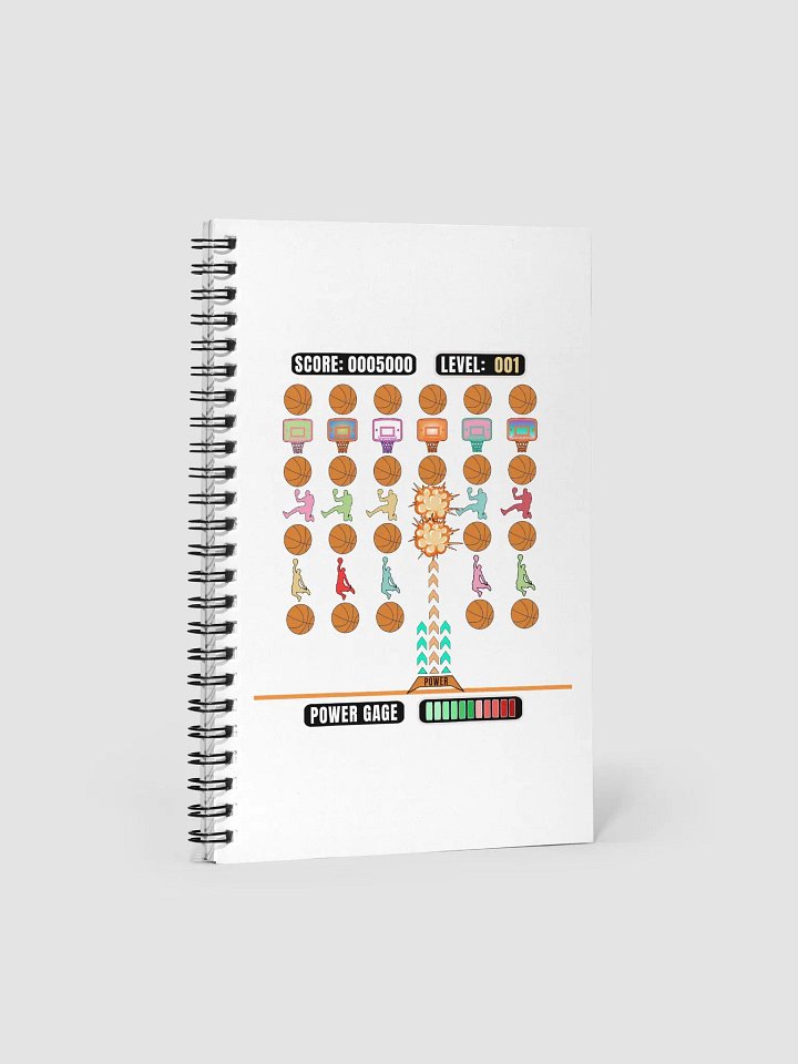 Space Gamer Basketball Arcade Hoops Adventure Notebook product image (1)