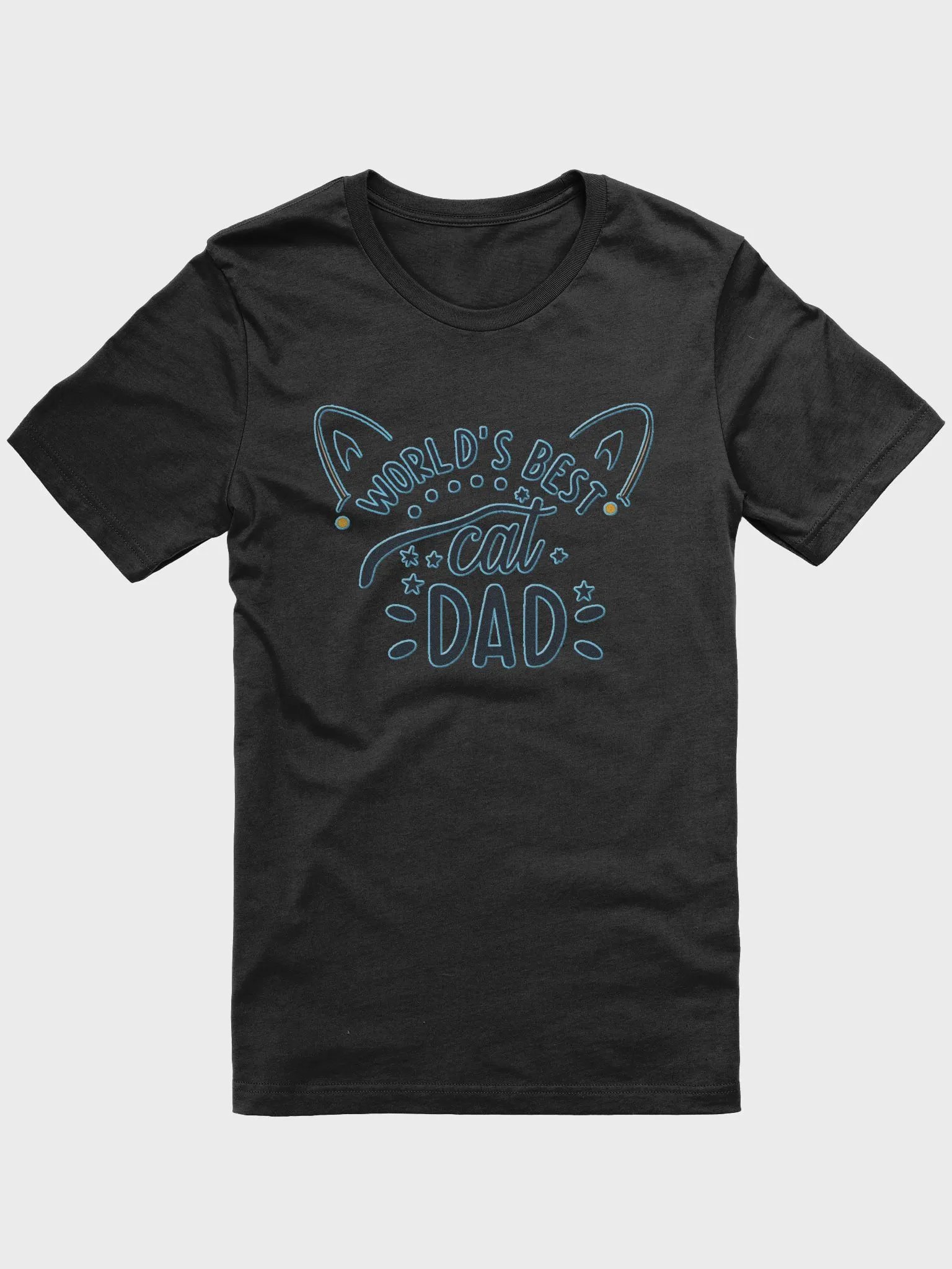 World's Best Cat Dad Supersoft T-Shirt product image (1)