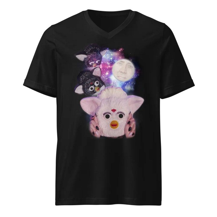 3 Furby's and a NicolasMoon ▪ Men's V-Neck product image (1)