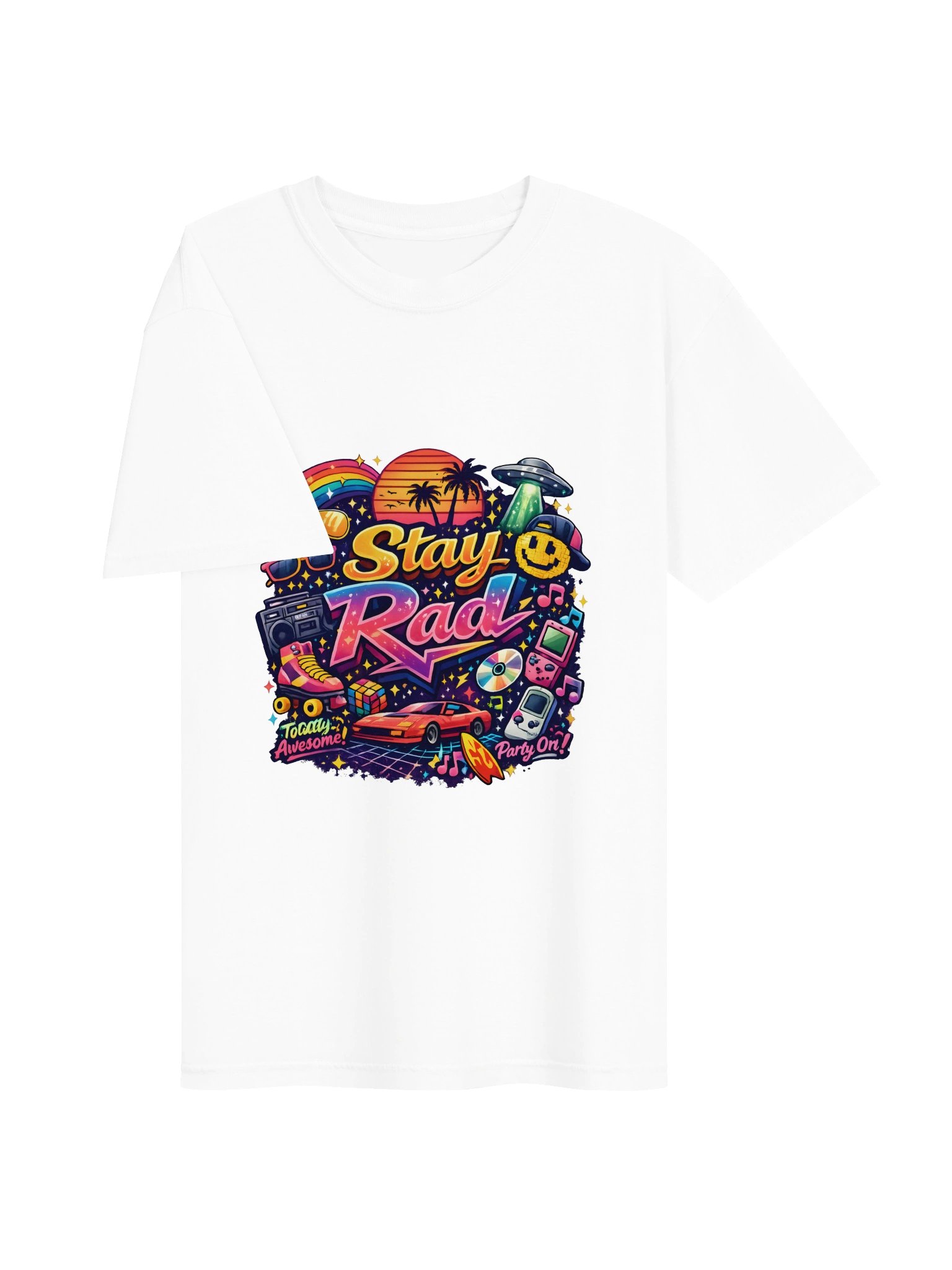 Stay Rad Retro 90s Vibe Tee product image (16)