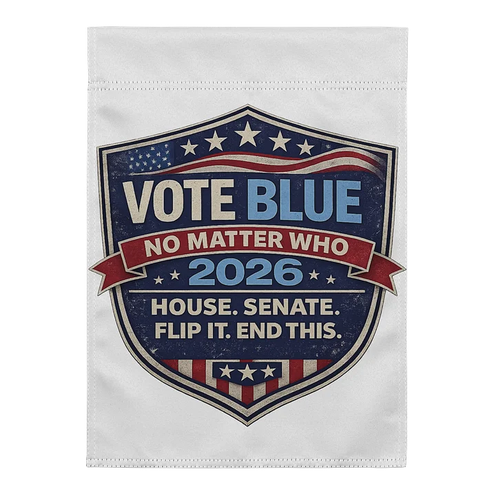 Vote Blue 2026 Garden Flag product image (1)
