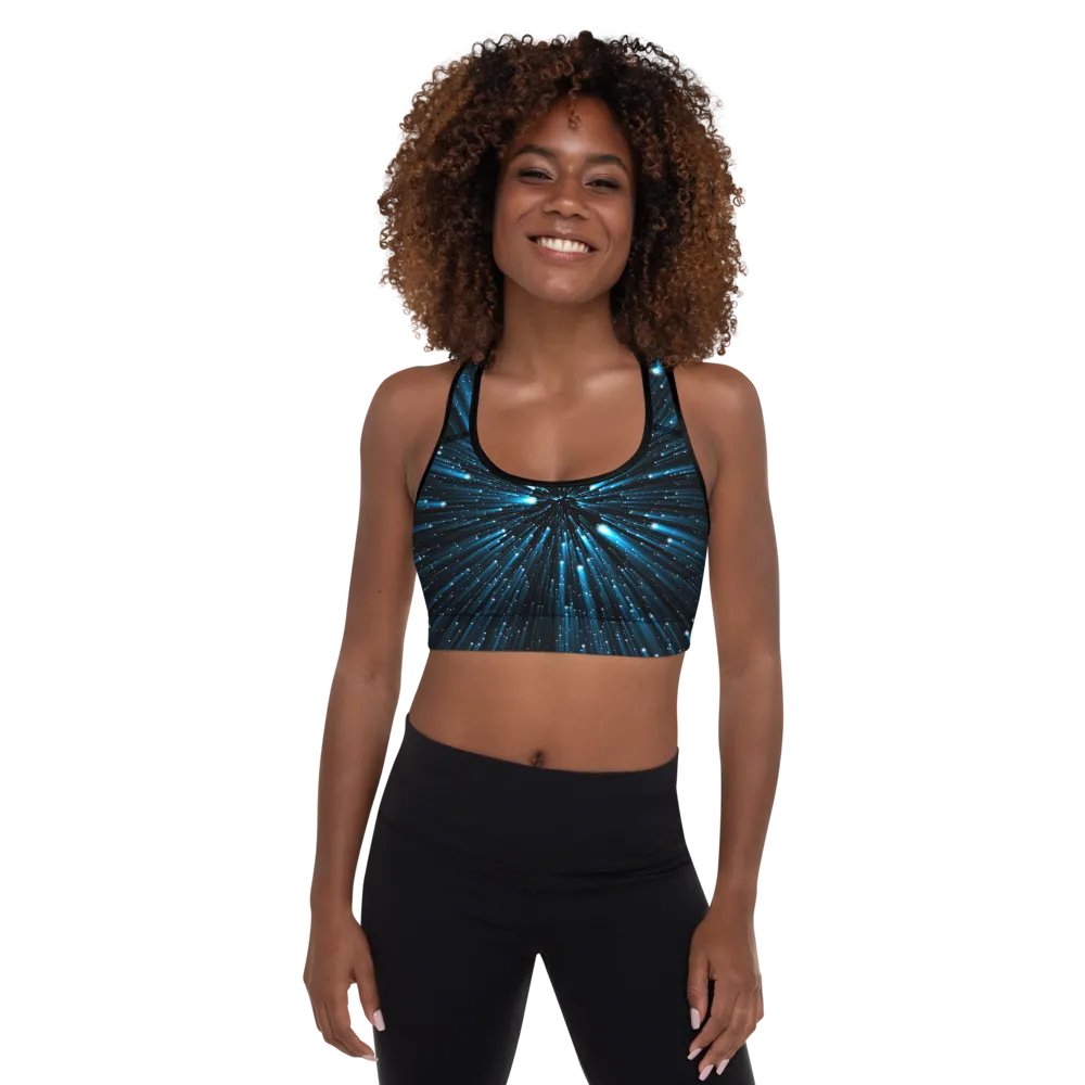 Hyperspace Journey Padded Sports Bra product image (3)