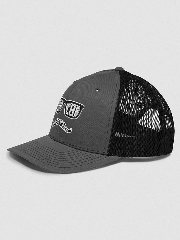 Glasses & Mustache Snapback Trucker Cap product image (1)