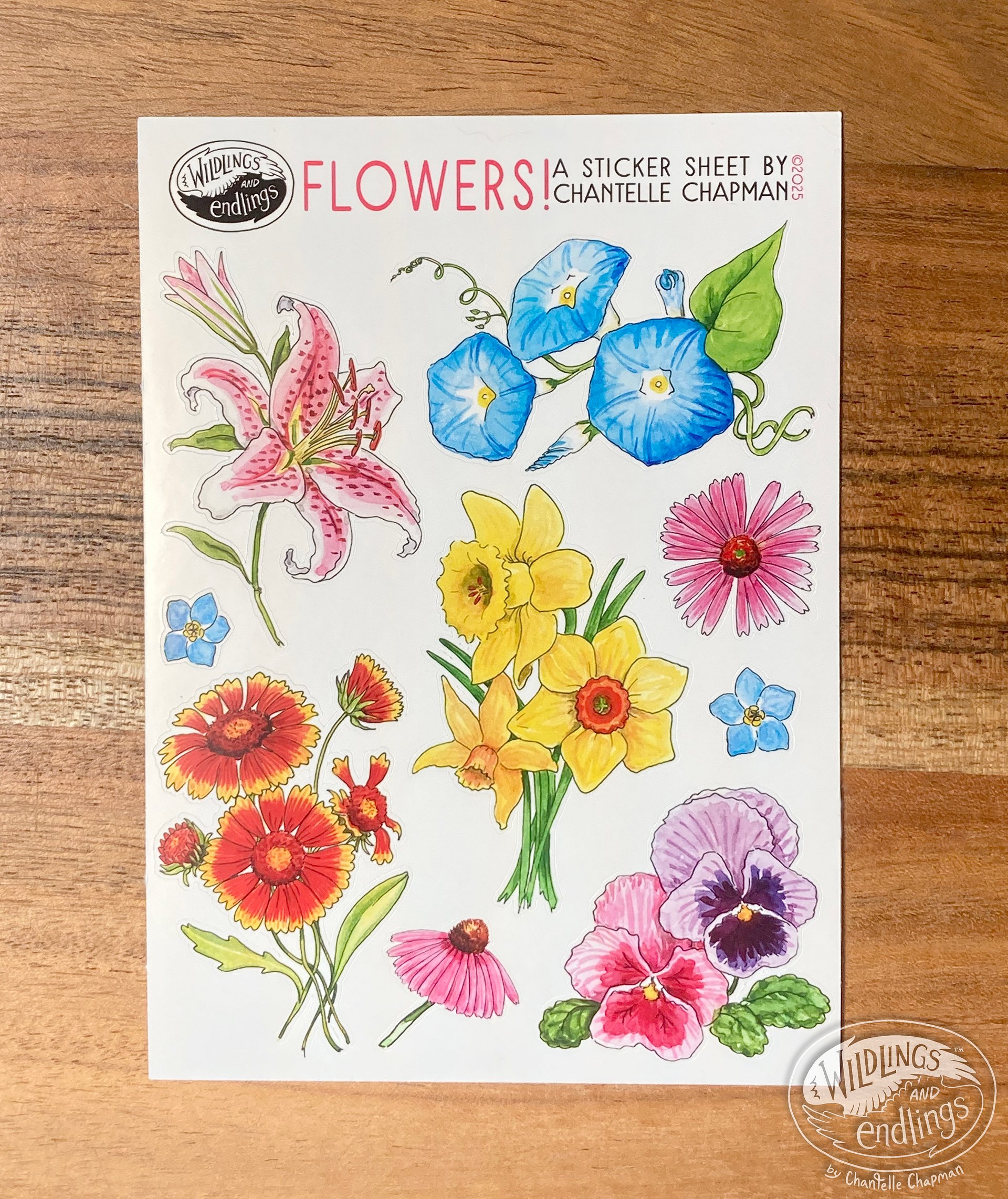 Flowers! Sticker Sheet product image (2)