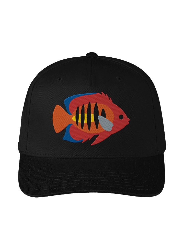 Flame Angelfish Mid-Profile Baseball Cap (Embroidered) for Reef and Marine Aquarium Lovers product image (1)