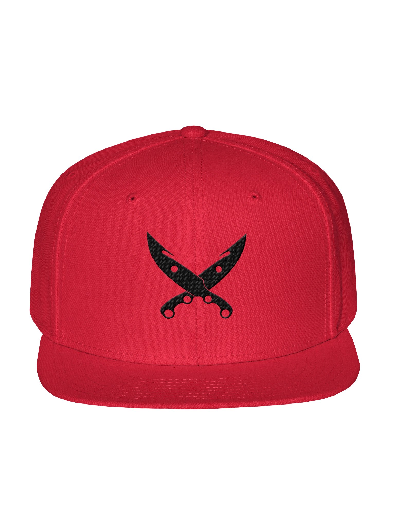 Red Crossed BaseBall Points Cap product image (1)