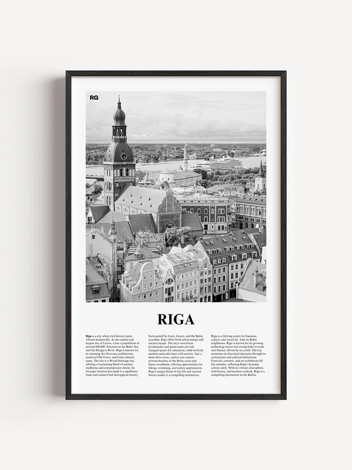 Riga 01 Newspaper Poster product image (1)