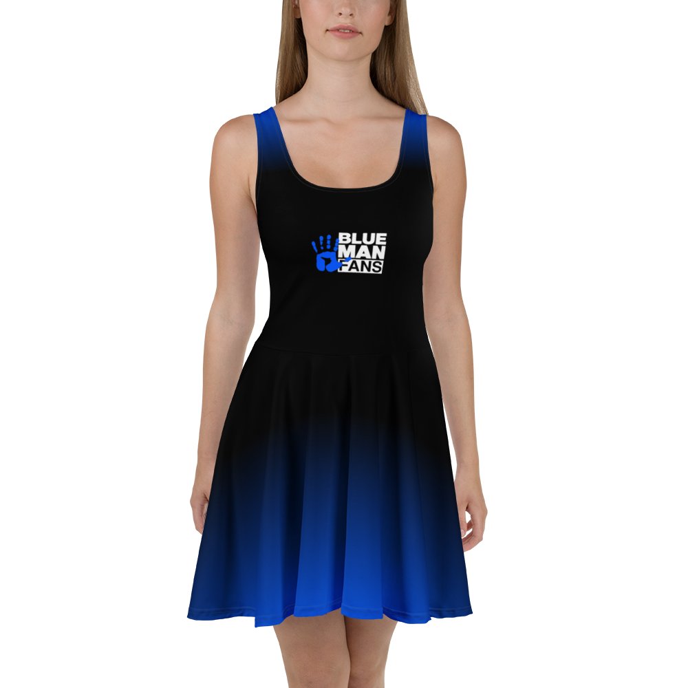 Blue Man Fans Gradient Dress product image (2)
