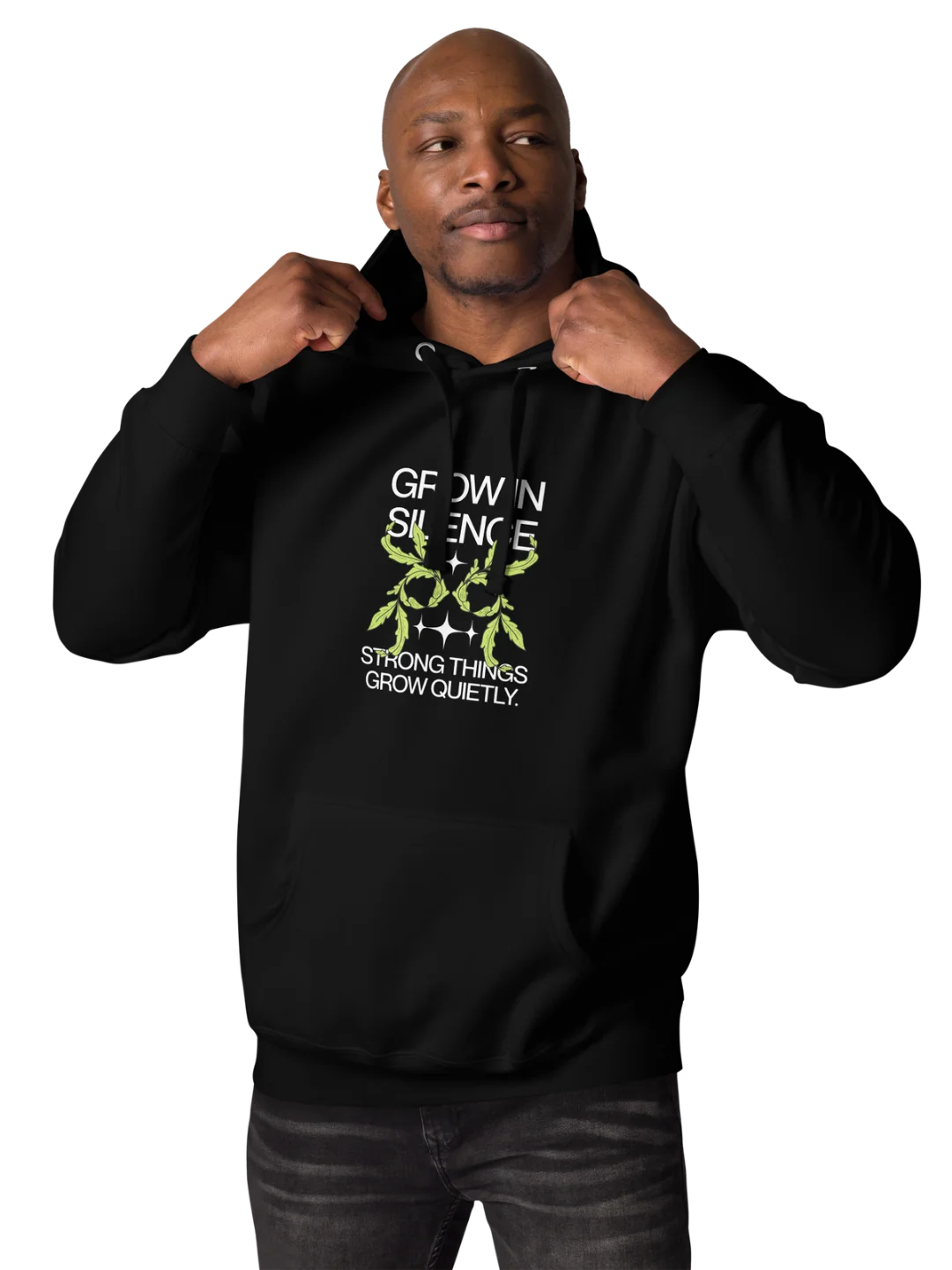 Grow in Silence Botanical Hoodie product image (3)