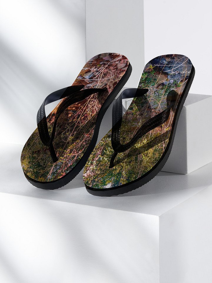 Serene Stream Custom Flip-Flops product image (1)