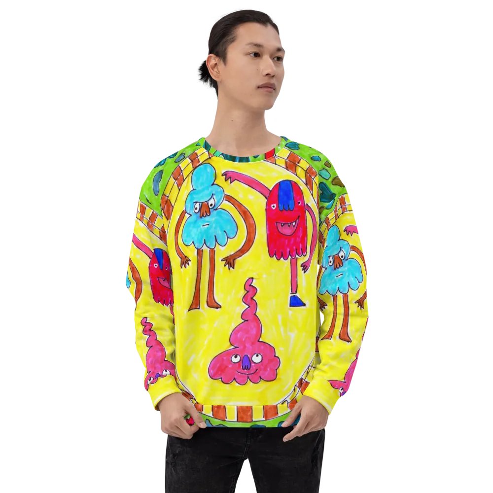 Abstract Doodle Folk Unisex Sweatshirt product image (1)