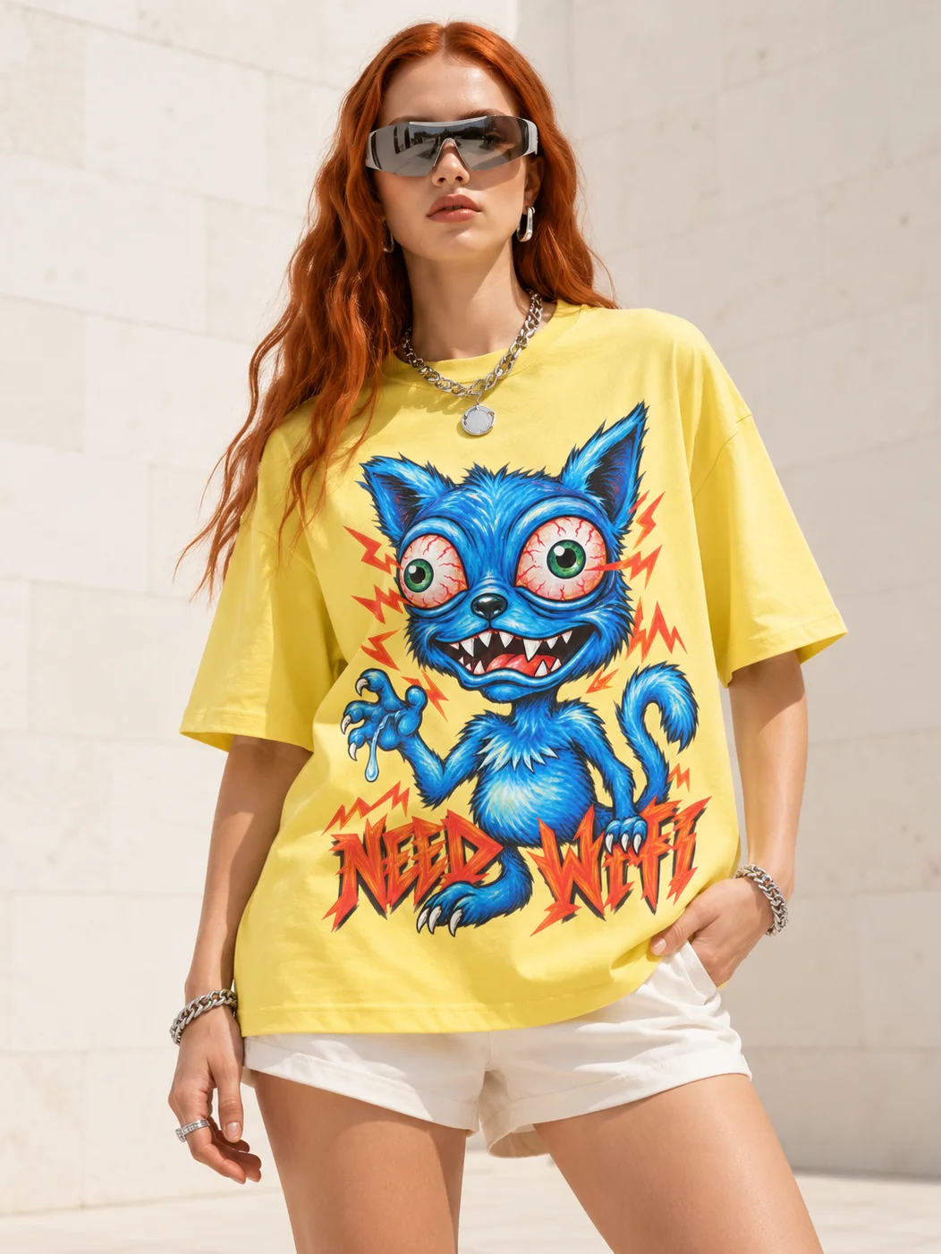 SIGNAL FEVER - Need WiFi Monster Art T-Shirt product image (1)