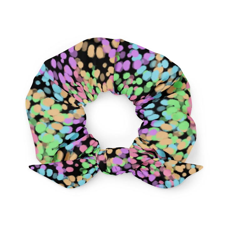 Spotty Scrunchie (Black) product image (1)