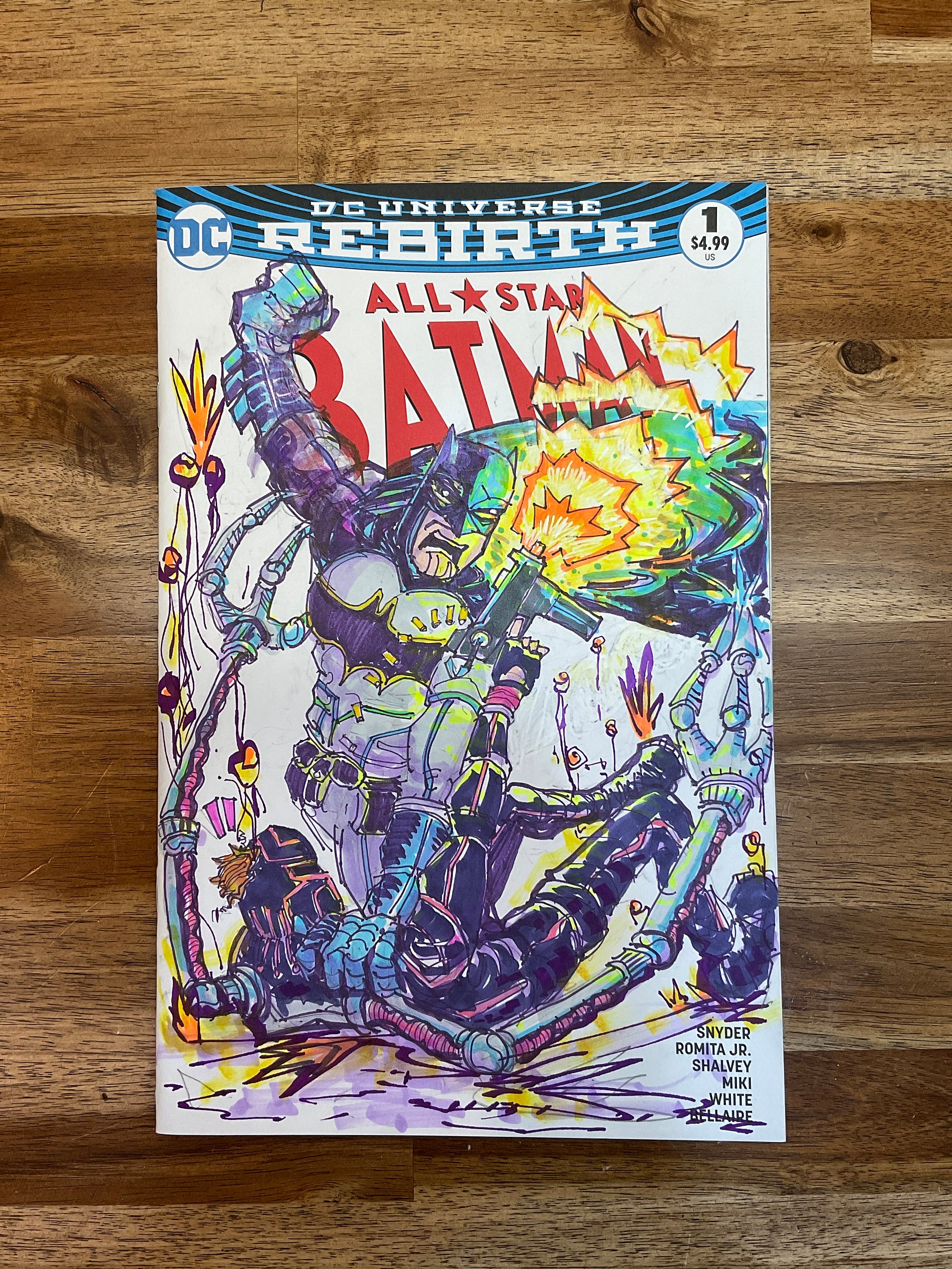 Allstar Batman: Batman vs Black Spider - Original Artwork product image (2)
