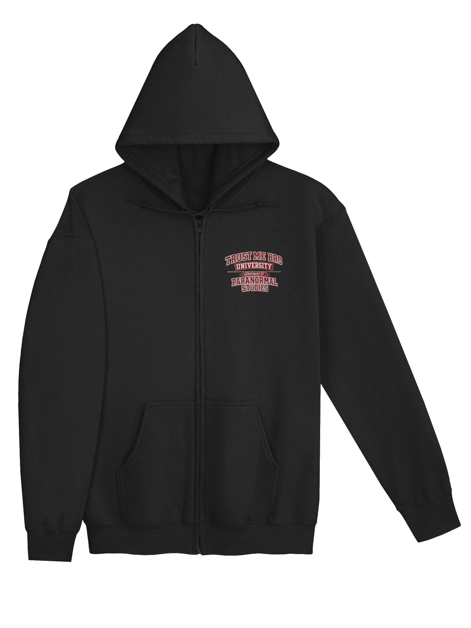 Trust Me Bro University Gildan Zip Hoodie product image (3)
