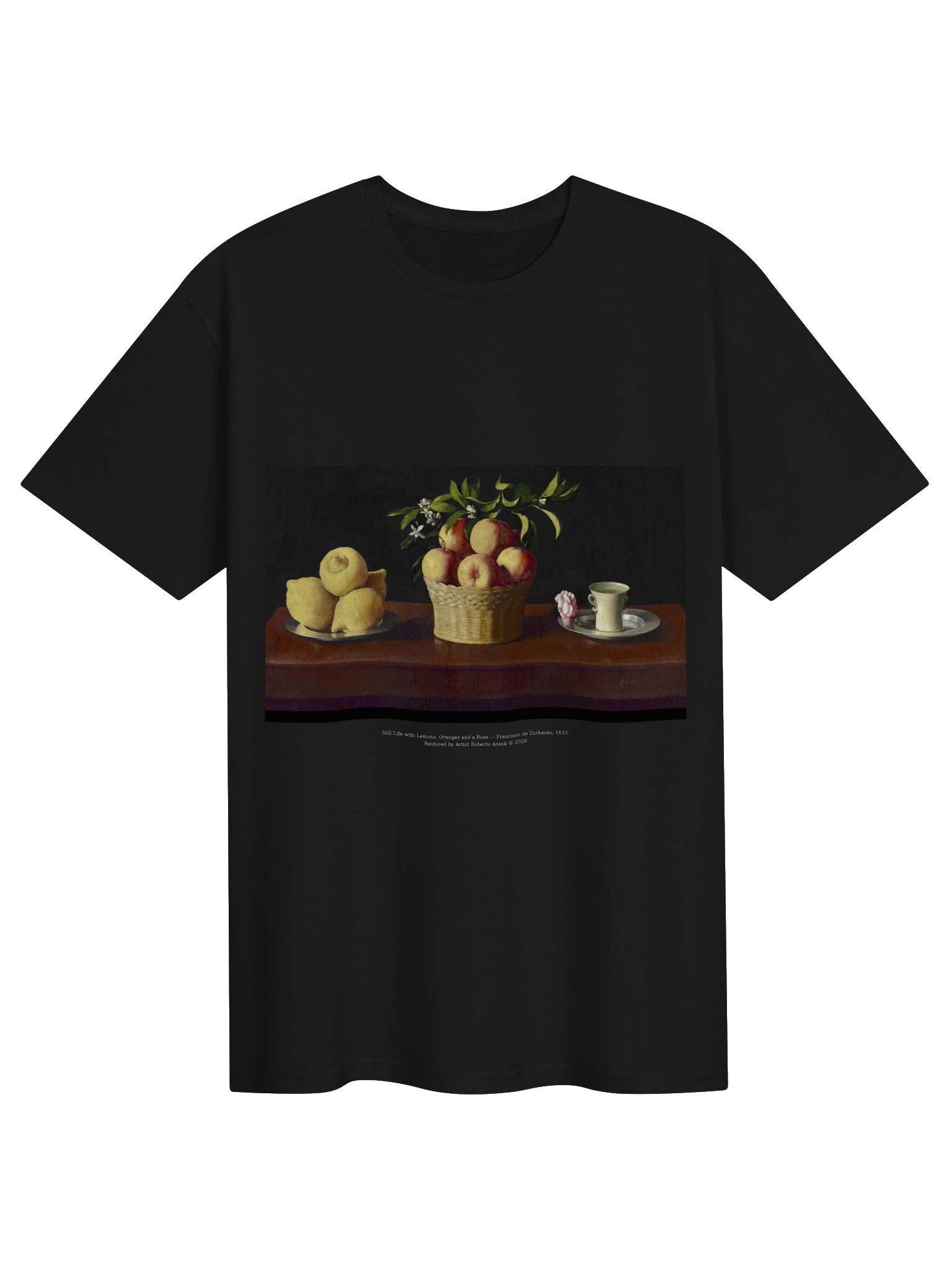 Still Life with Lemons, Oranges and a Rose — T-Shirt product image (1)