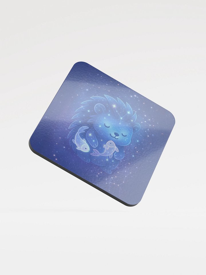 Zodiac hedgie Pisces coaster product image (1)