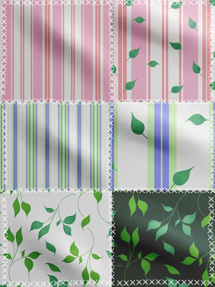 Flowers x geometric shapes patterns (Part 12) (Commercial License) product image (1)