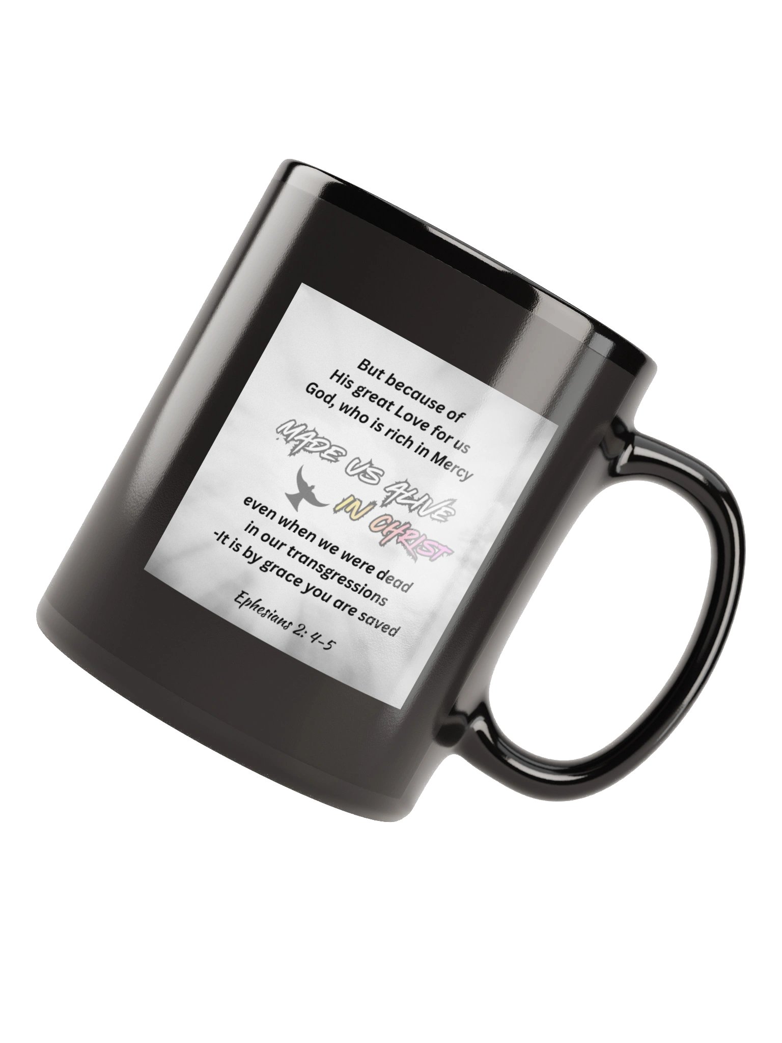 MUA Mug with bible verse (logo outward facing) product image (6)