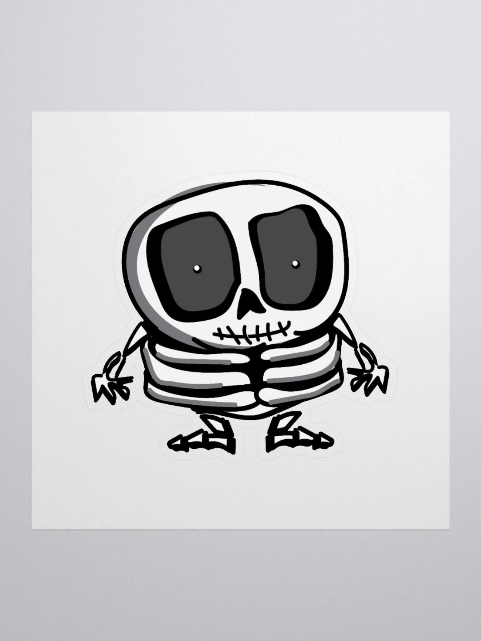 Big Bones Skeleton Sticker product image (1)