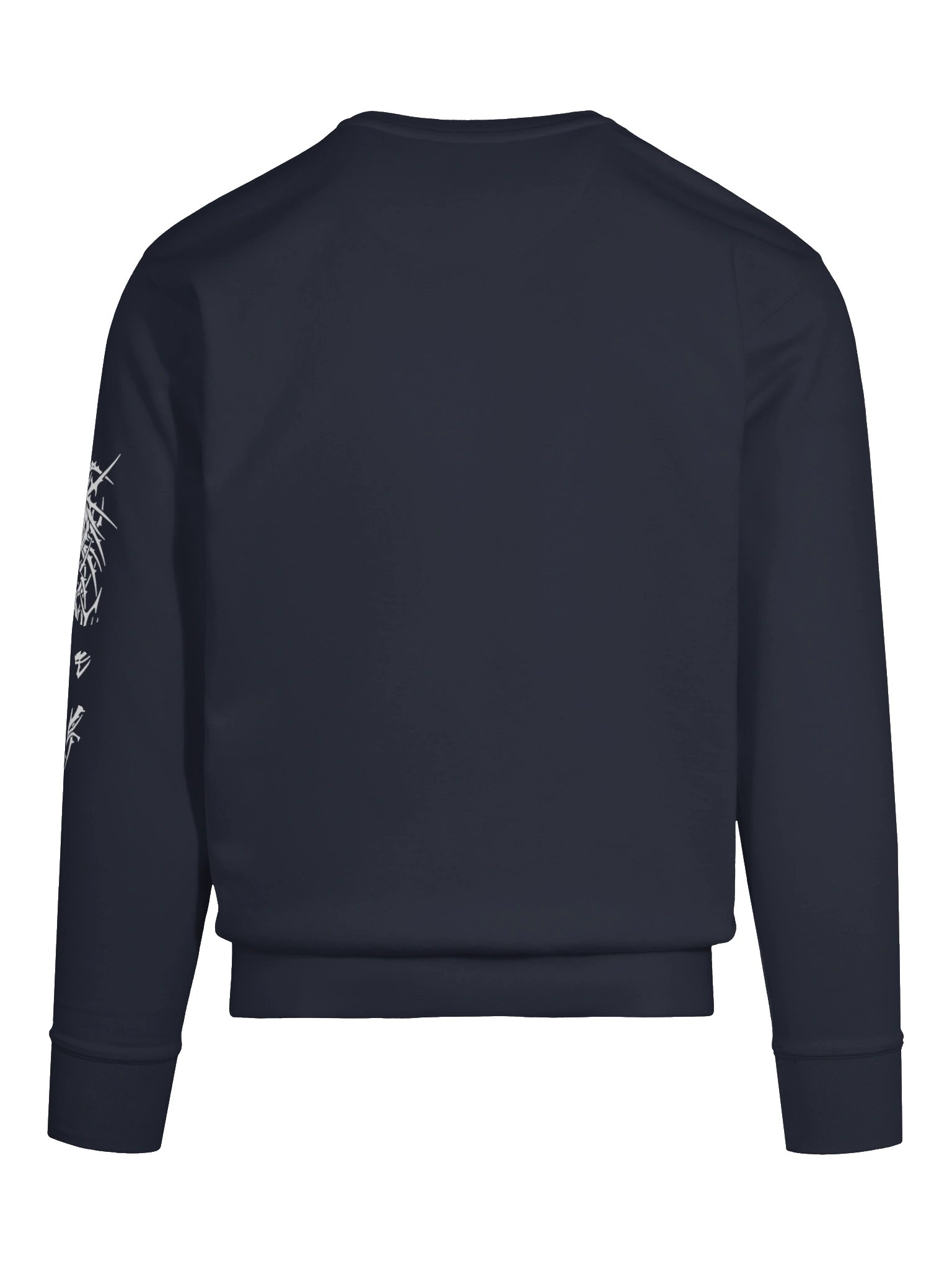 White sleepDistorted logo sweatshirt product image (11)