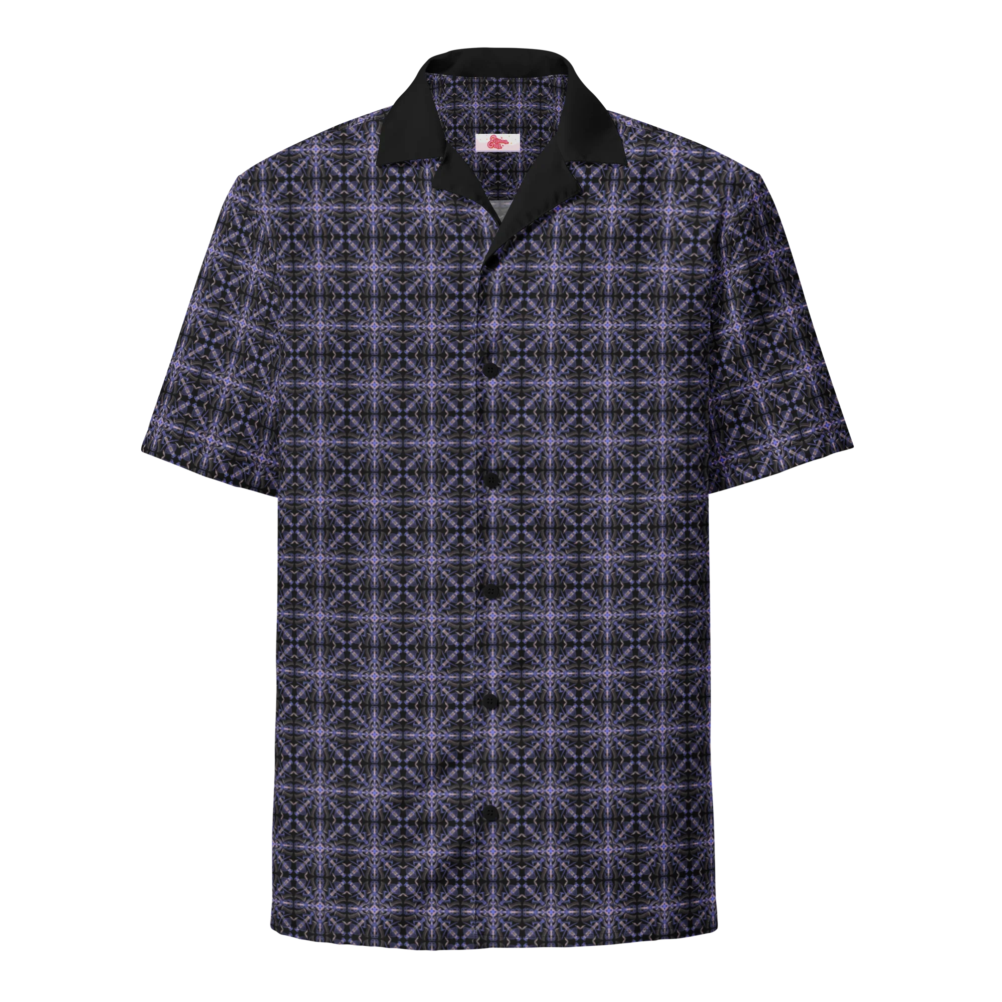 Purple Pandemonium Unisex Button Up Shirt (Black) product image (1)