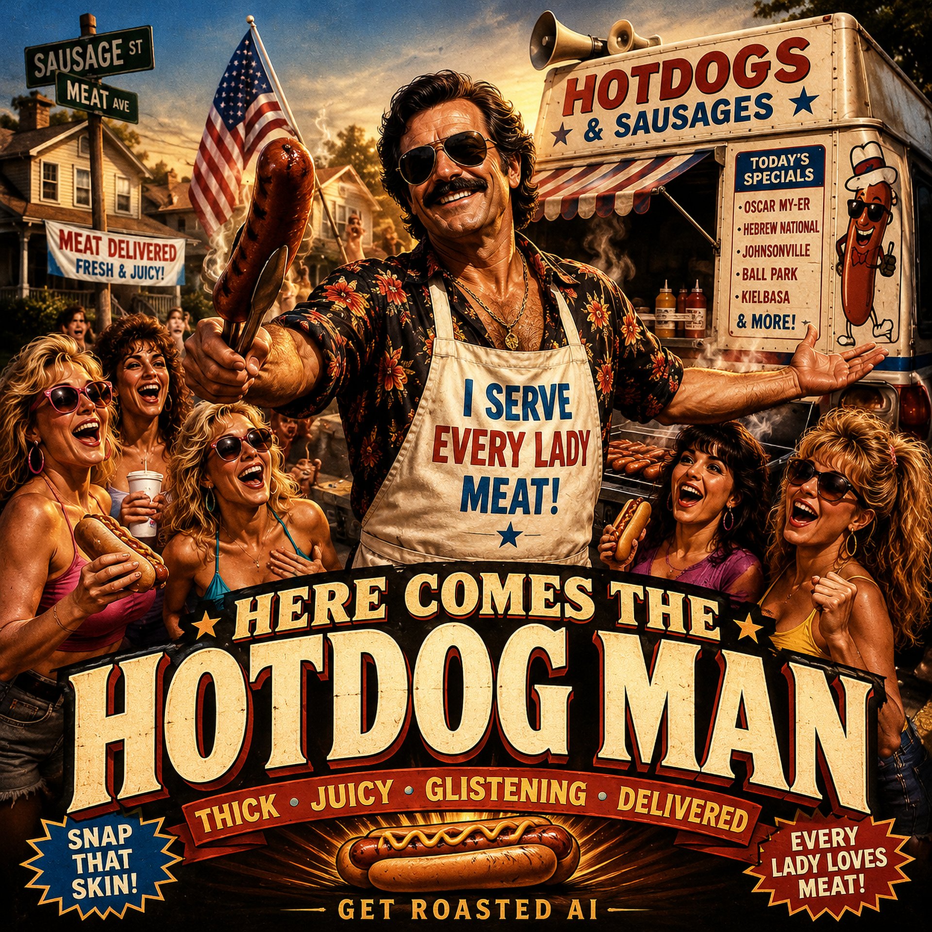 Here Comes The Hotdog Man - Ultra-Soft Triblend T-Shirt product image (18)