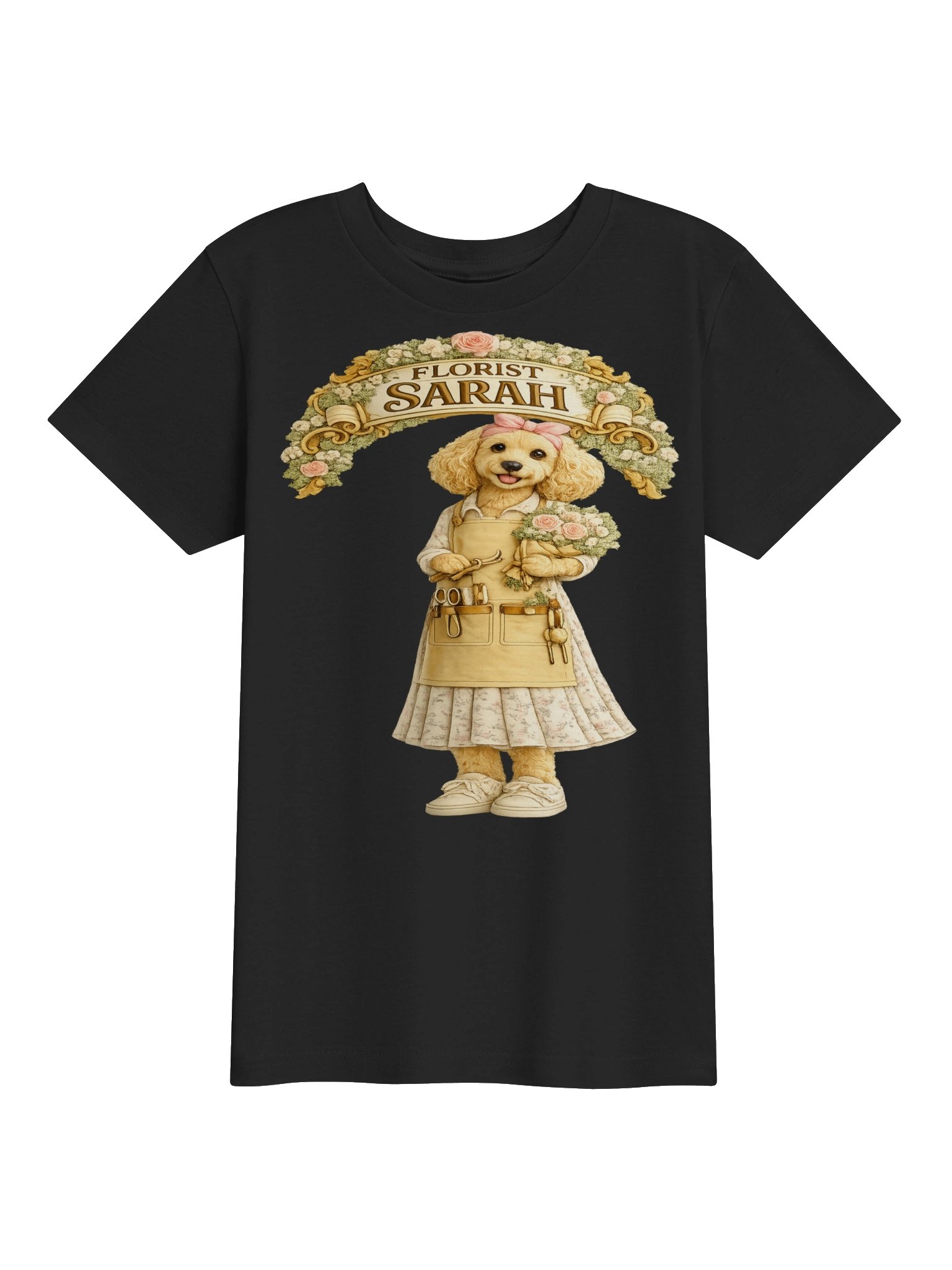 Florist Sarah Cute Dog youth Tee product image (1)